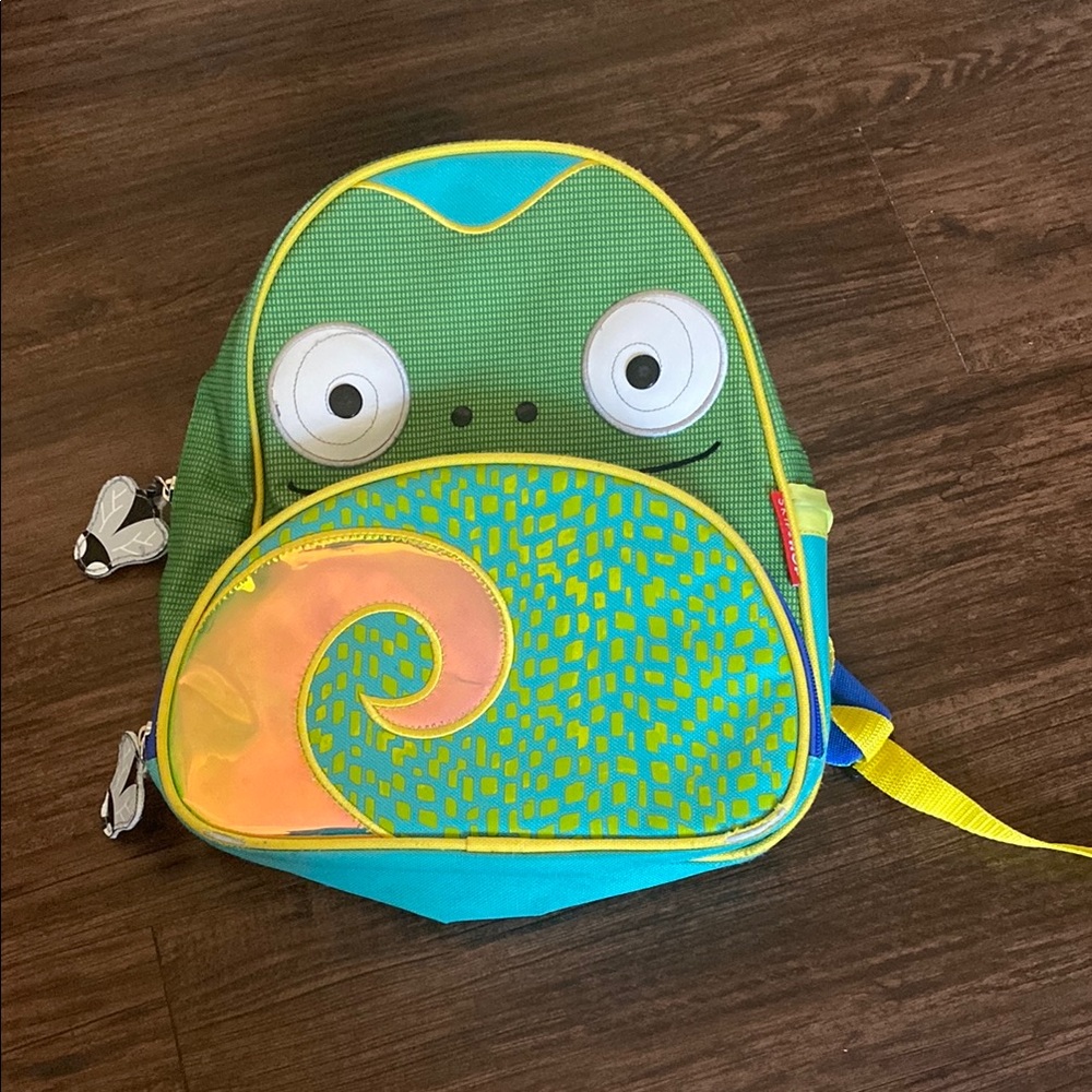 Green Chameleon Kids Backpack